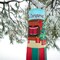 In the Breeze Merry Christmas 40 Inch Windsock - Hanging Santa Decoration - Outdoor Holiday décor